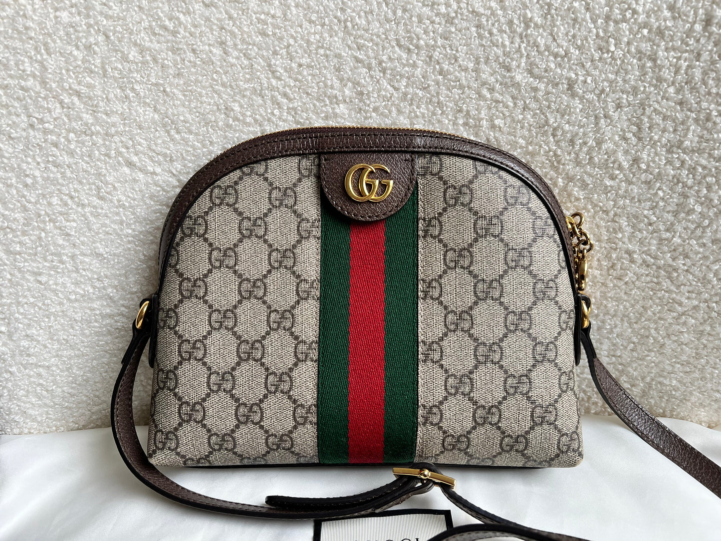 Gucci Ophidia GG Supreme Rounded Top Shoulder Bag (RRP £1,340)