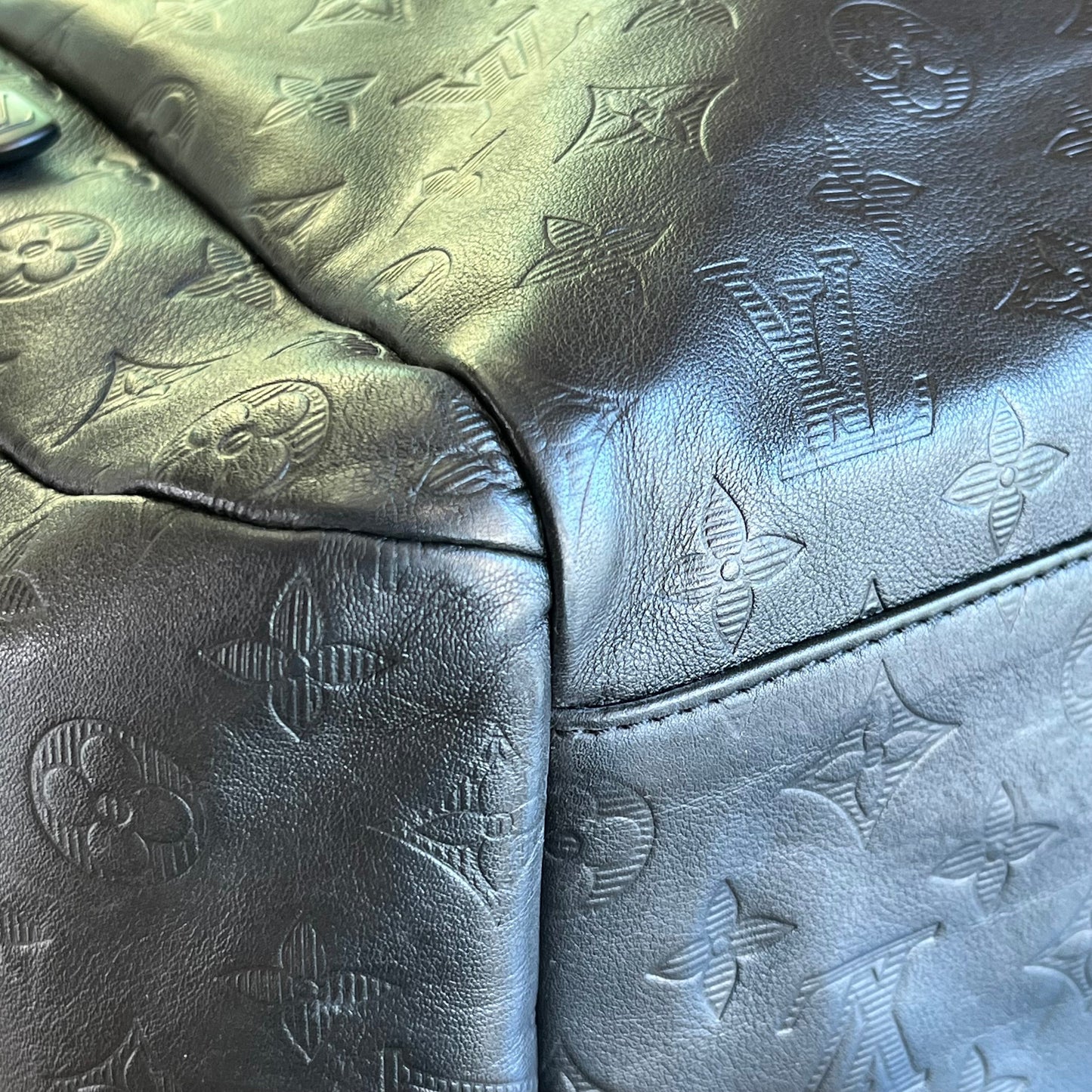 LOUIS VUITTON Monogram Shadow Leather Discovery Backpack