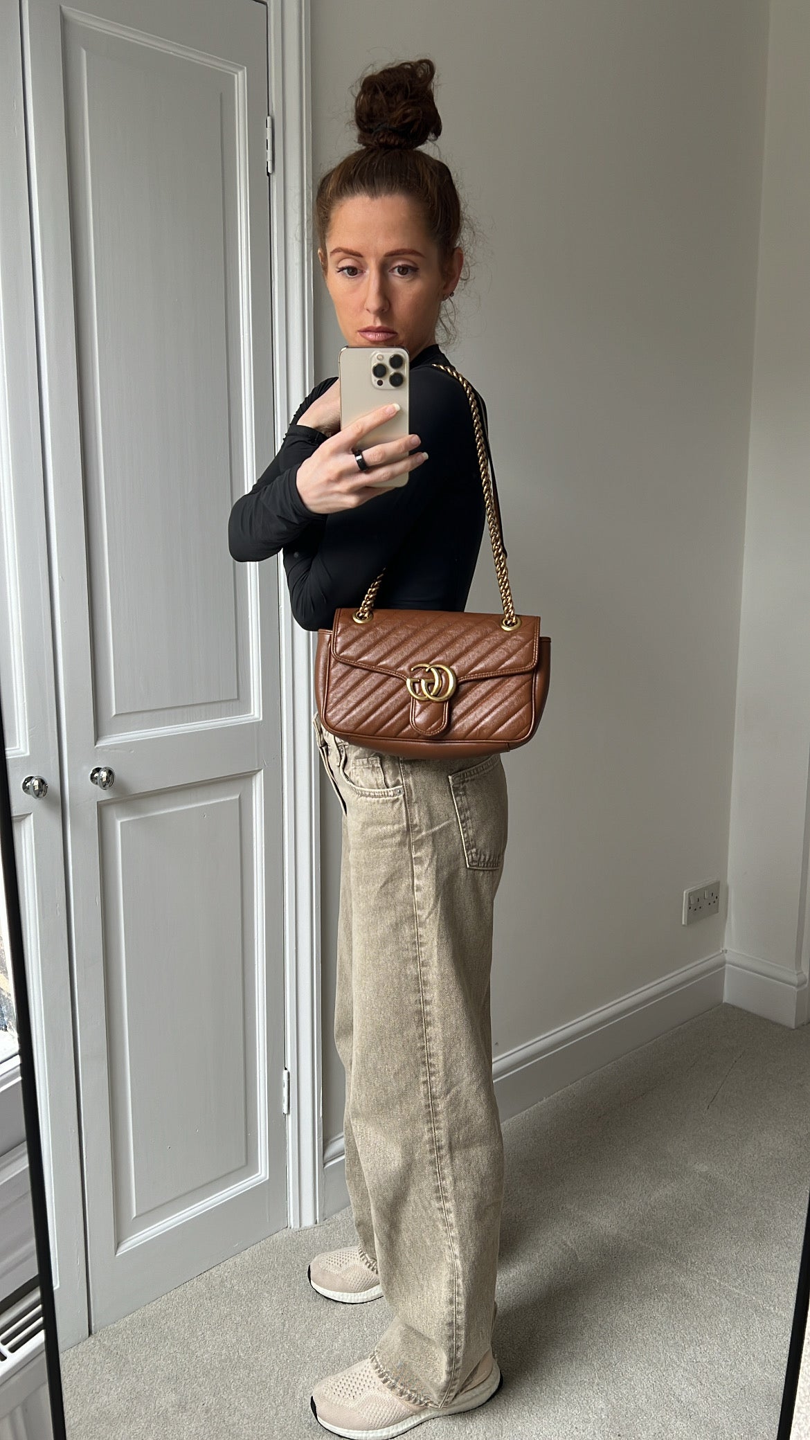 Gucci GG Brown Marmont Small Shoulder Bag (RRP £1800)