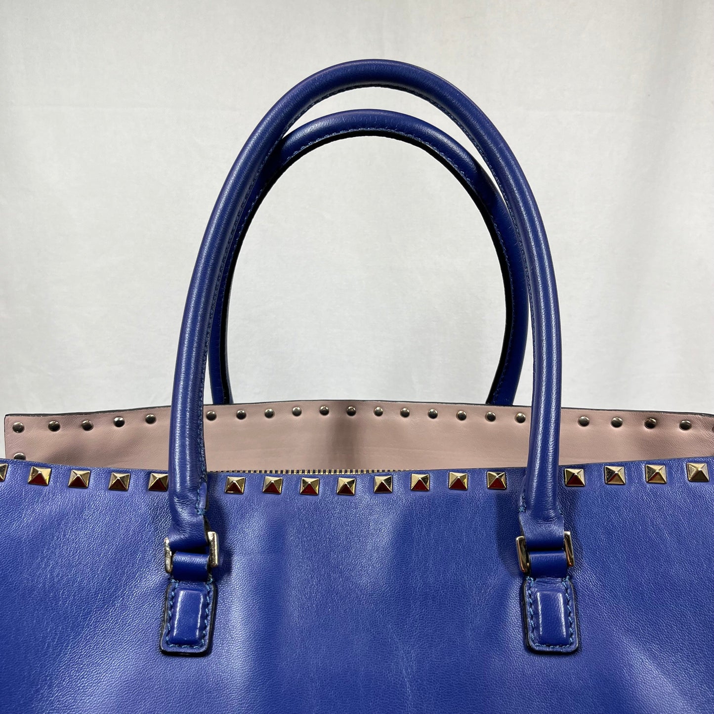 VALENTINO Rockstud Navy Blue Tote