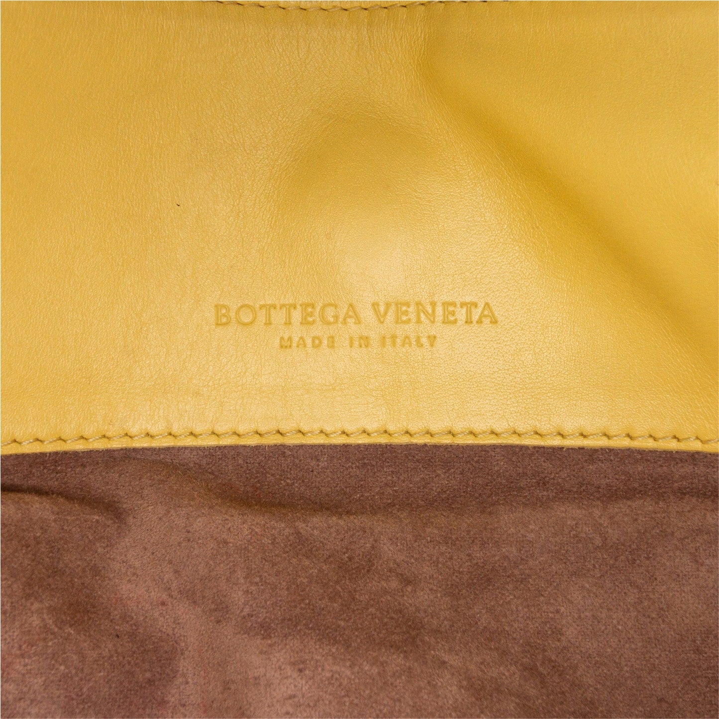 Yellow Bottega Veneta Medium Intrecciato Roma Tote Bag