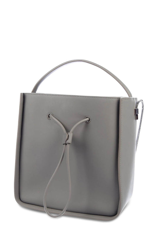 Small Soleil Bucket Bag Grey