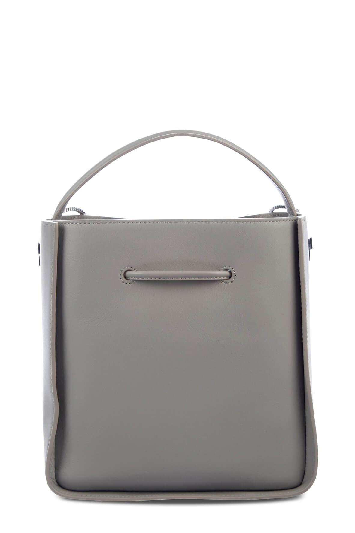 Small Soleil Bucket Bag Grey