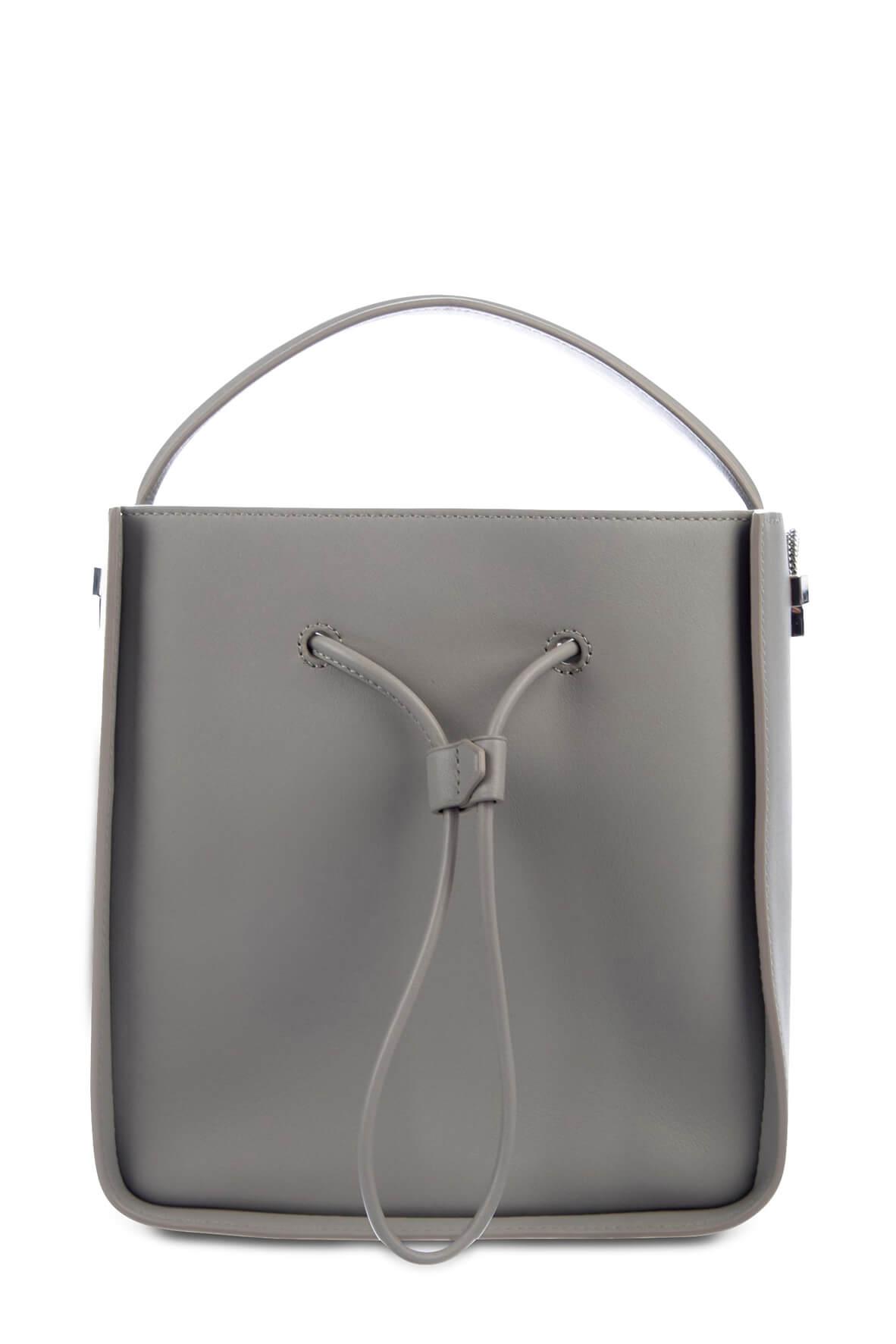 Small Soleil Bucket Bag Grey