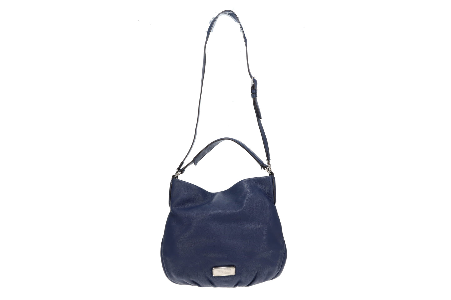 Marc Jacobs Navy Leather New Q Hillier Hobo Bag