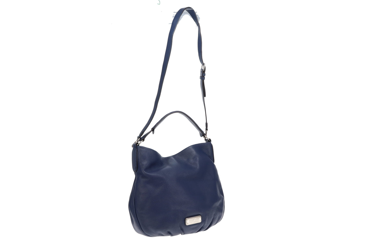 Marc Jacobs Navy Leather New Q Hillier Hobo Bag