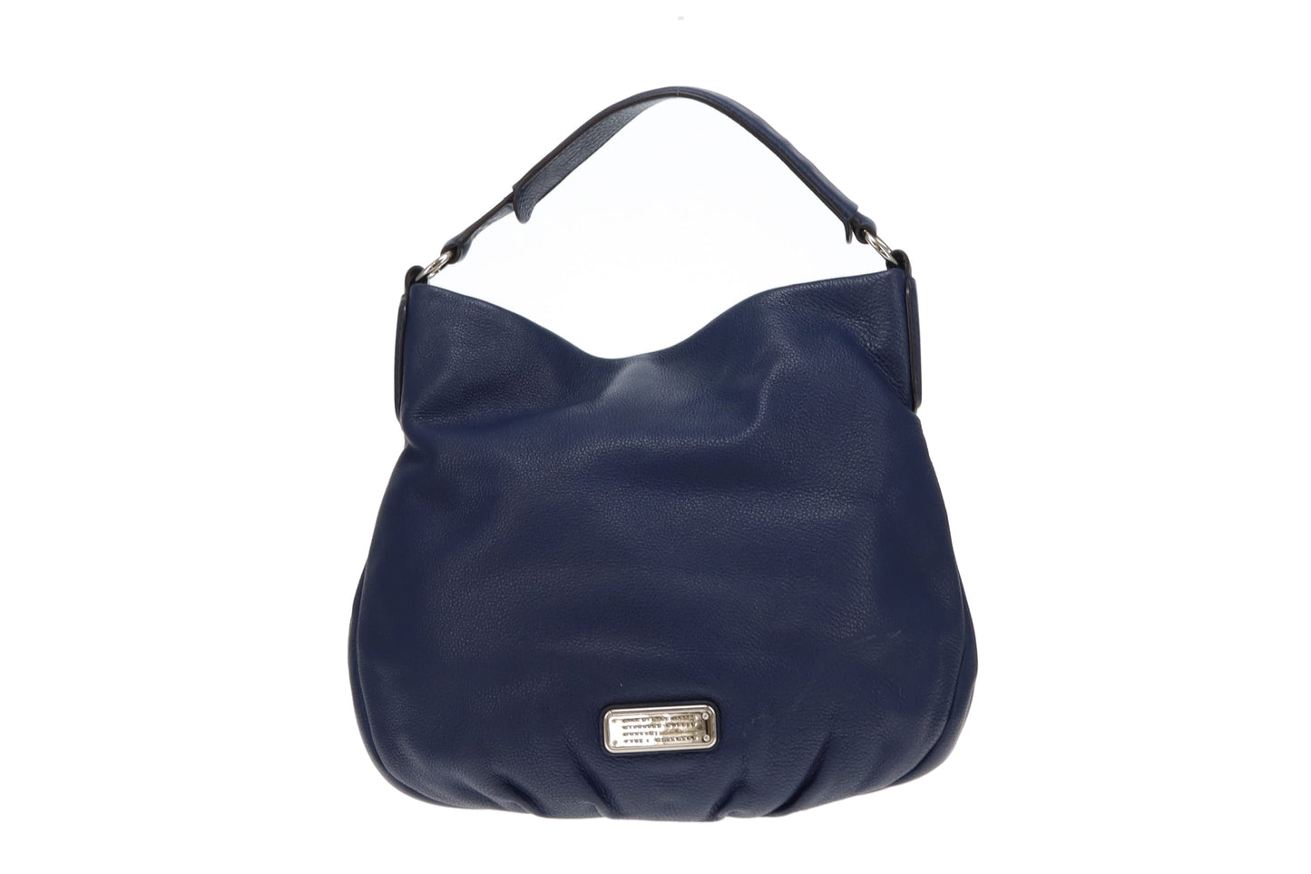 Marc Jacobs Navy Leather New Q Hillier Hobo Bag