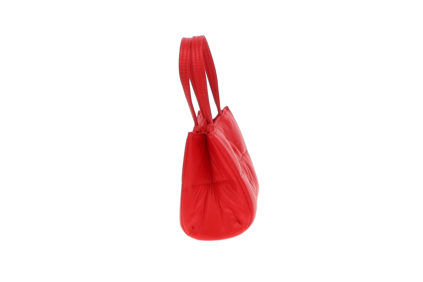 Telfar Red Nylon Small Puff Shopping Bag