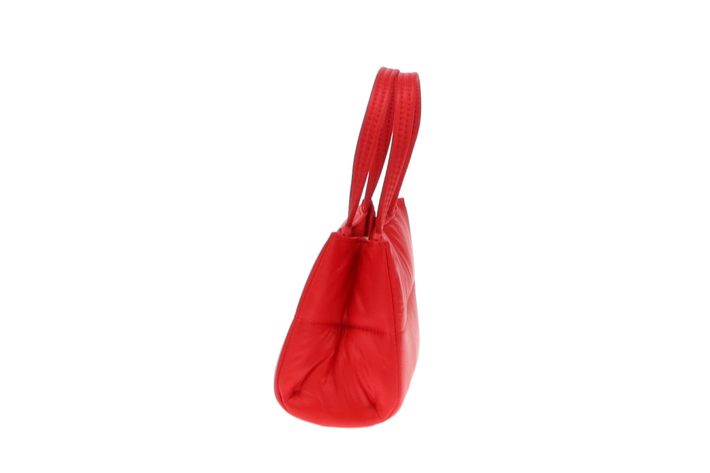 Telfar Red Nylon Small Puff Shopping Bag