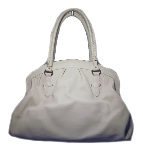 Christian Dior White Leather Shoulder Shopper Bag- LIMITED EDITION