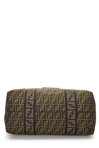 Fendi,  Brown Canvas Zucca Weekender, Brown