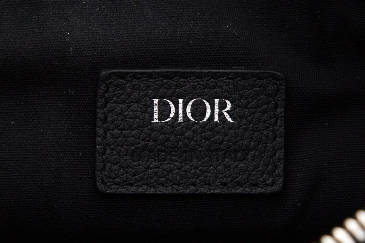 Dior Black Saddle Bag