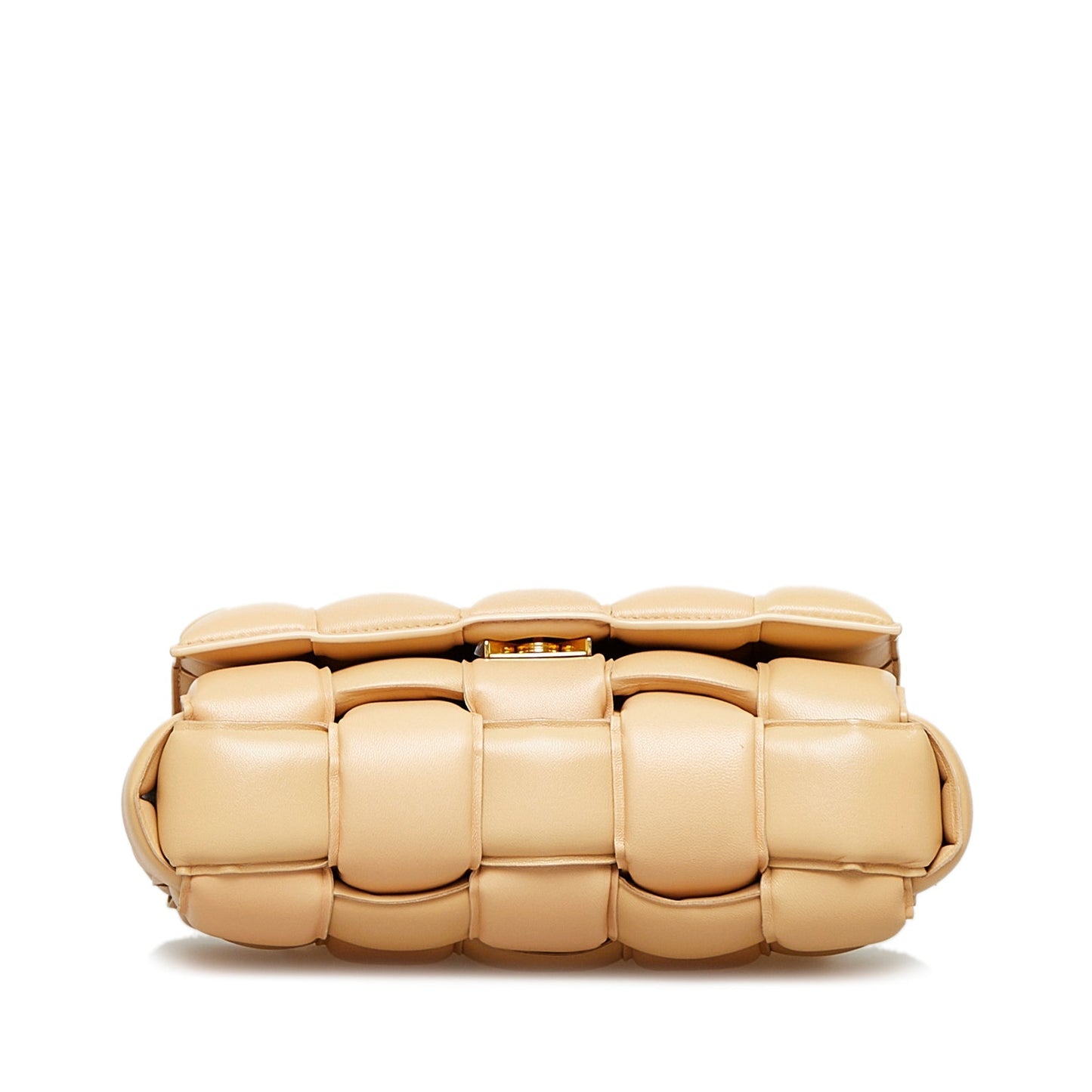 Bottega Veneta Padded Chain Cassette Beige