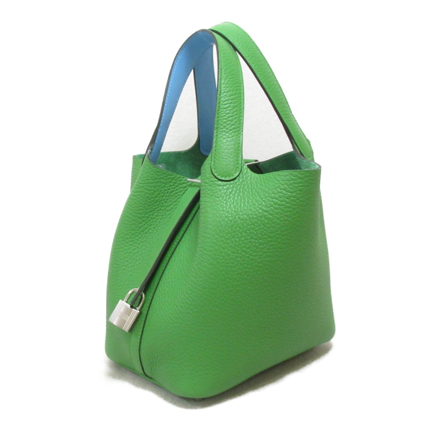 Hermes Picotin Lock Pm Tote Bag Green Clemence