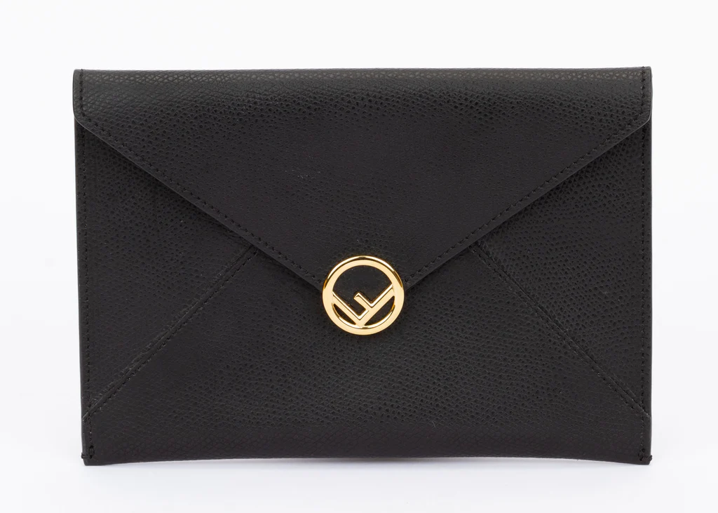 Fendi Envelope Pouch Black Medium