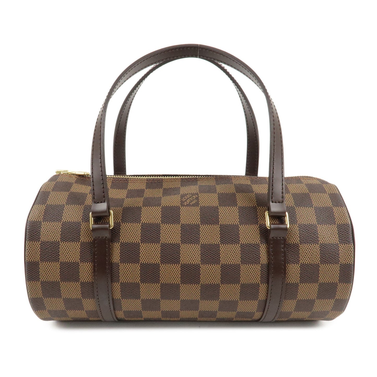 LOUIS VUITTON Damier Ebene Papillon 26 Hand Bag Brown N51304