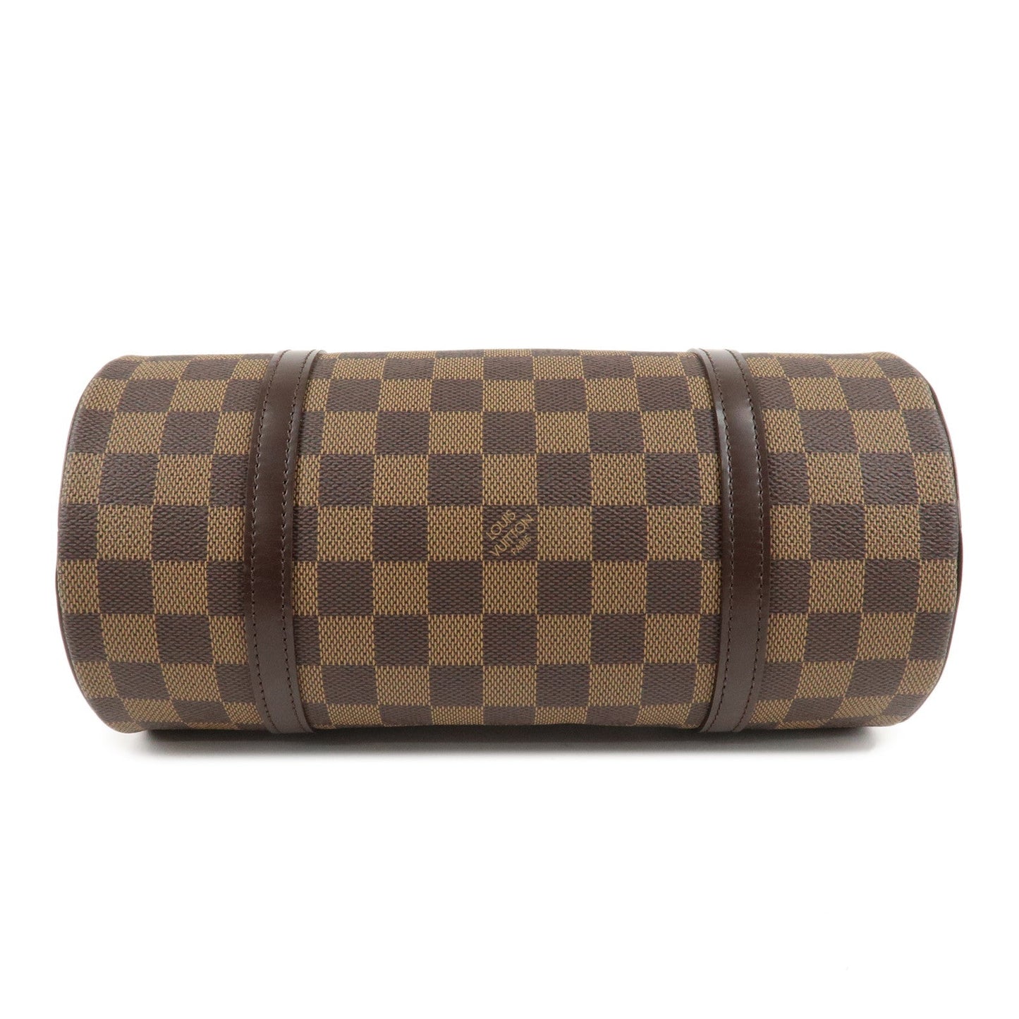 LOUIS VUITTON Damier Ebene Papillon 26 Hand Bag Brown N51304