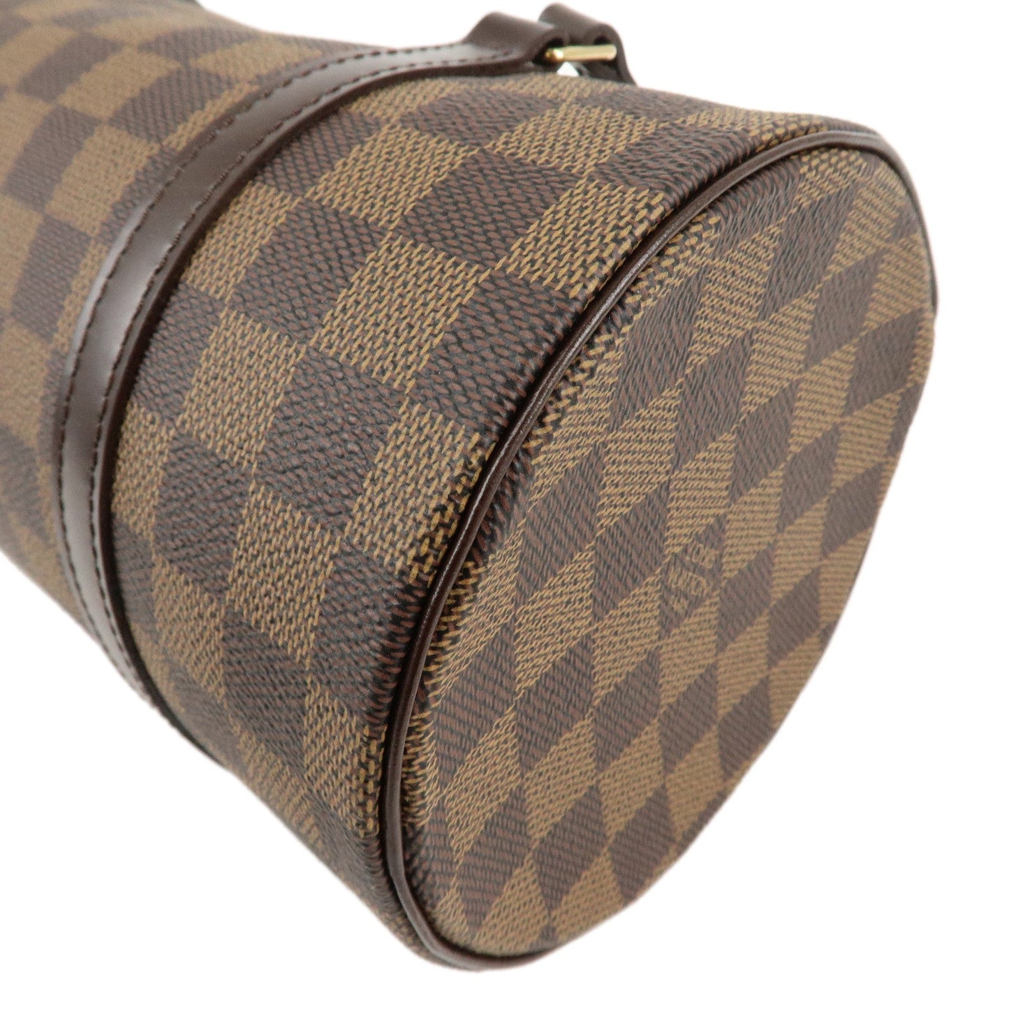 LOUIS VUITTON Damier Ebene Papillon 26 Hand Bag Brown N51304