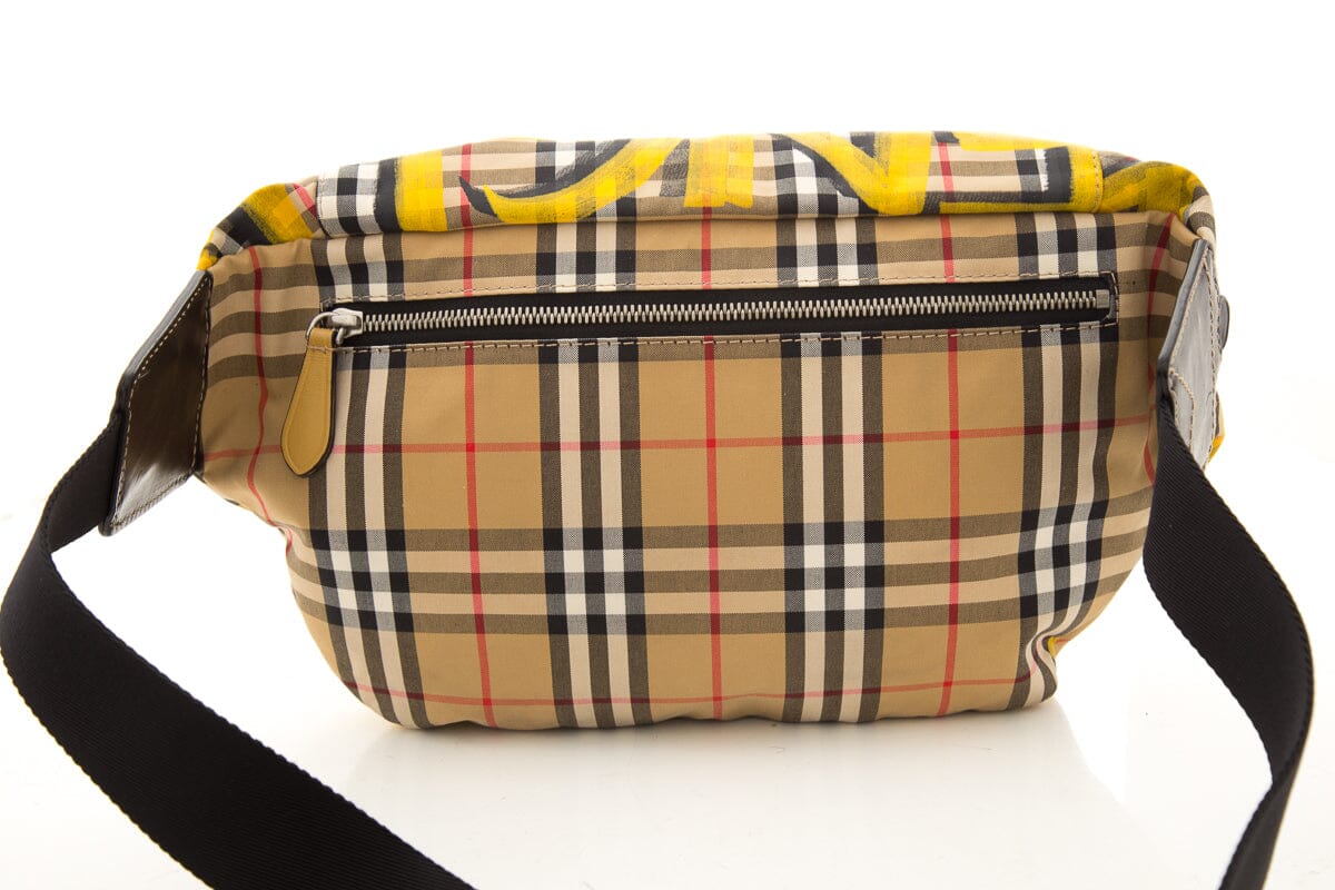 Burberry Yellow Multi Waist Bag