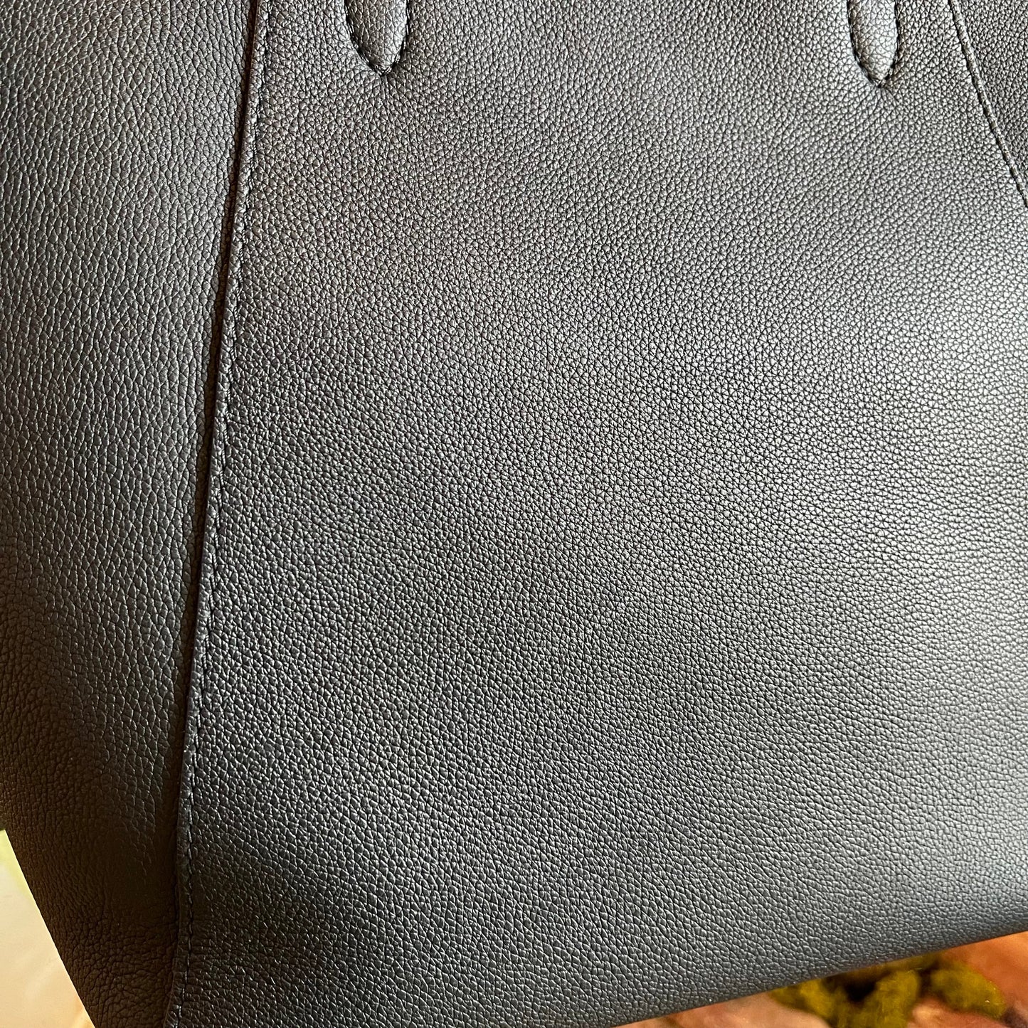 LOUIS VUITTON Lockme Go Black Calfskin Tote Bag TS