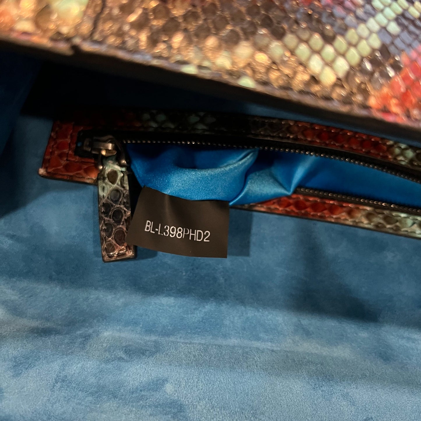 VALENTINO Multicolor Snakeskin Glamrock Rockstud Flap TS