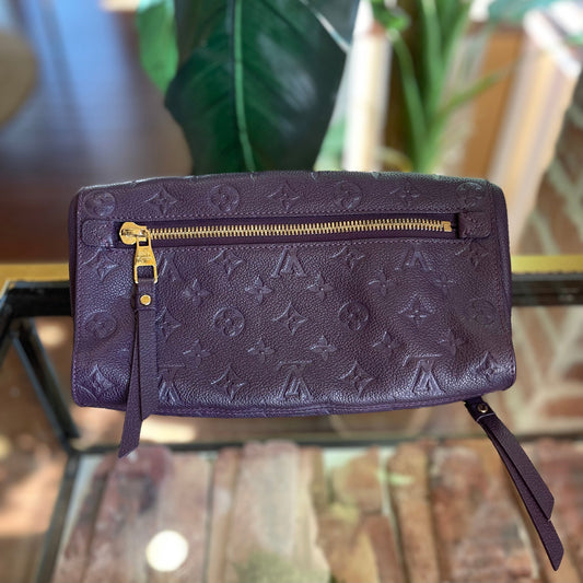 LOUIS VUITTON Purple Monogram Empriente Petillante Clutch