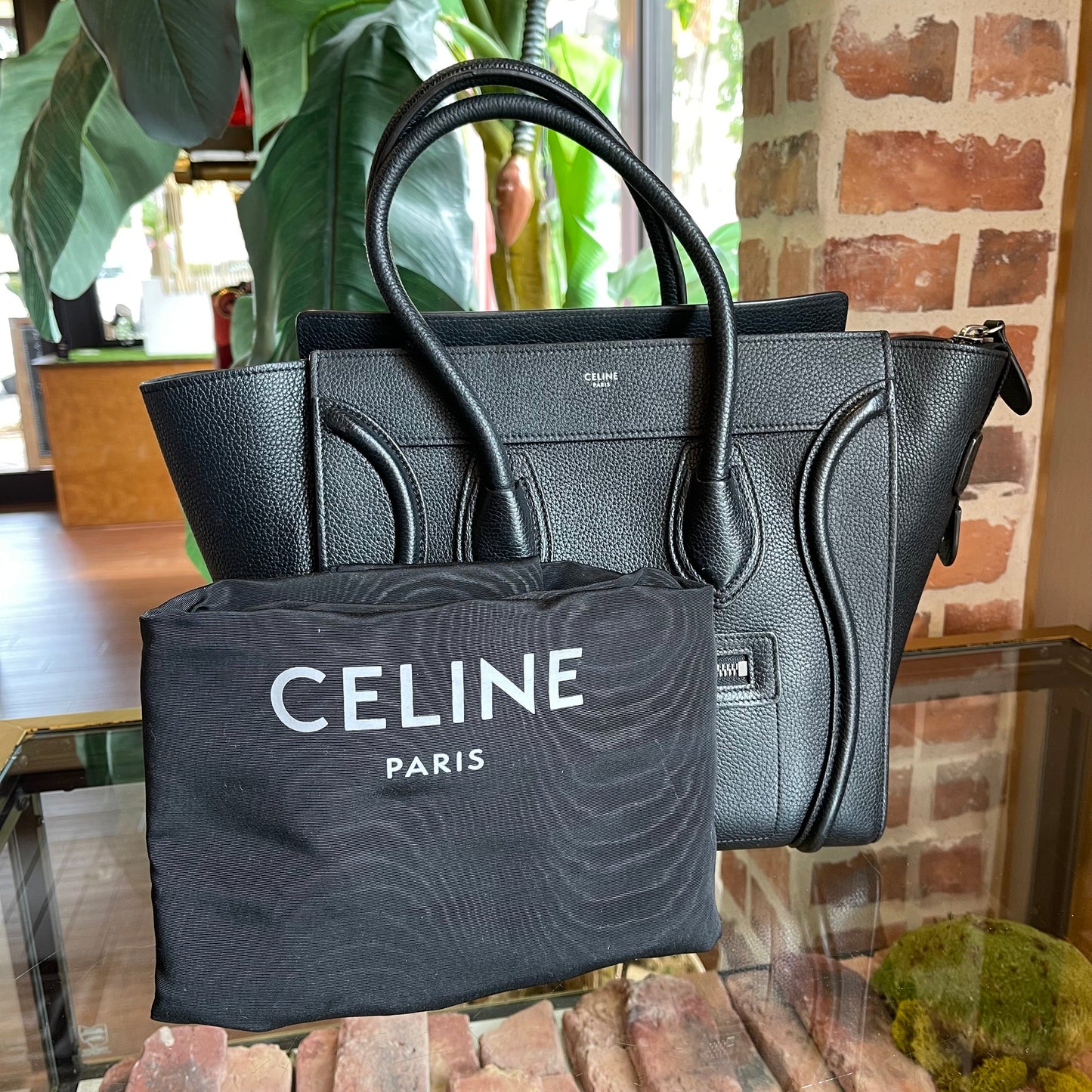 CELINE Black Mini Luggage