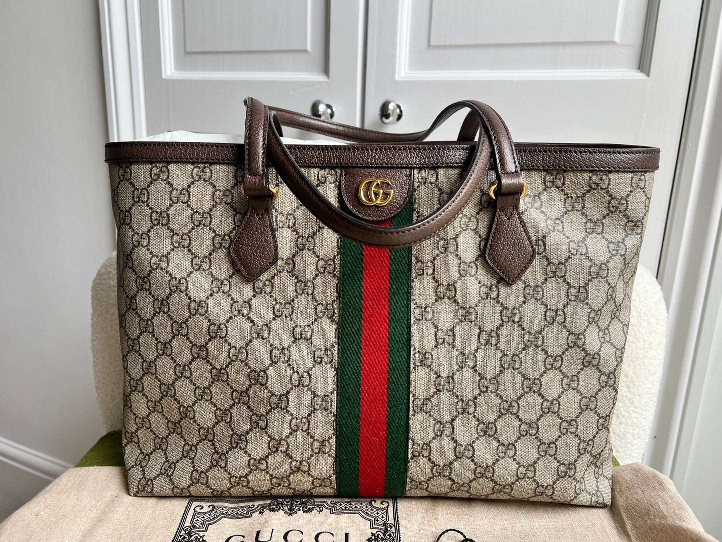 Gucci Ophidia GG Supreme Medium Tote (RRP £1310)