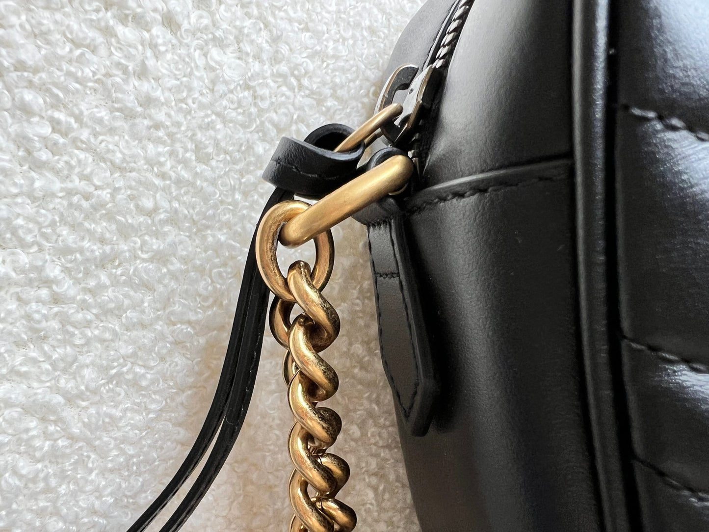 Gucci GG Black Marmont Small Shoulder Bag (RRP £1340)