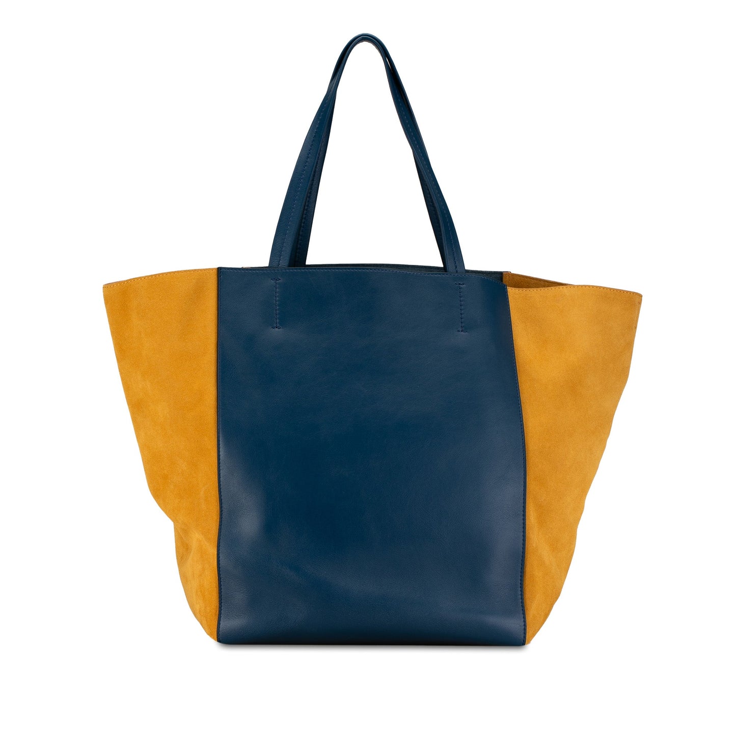 Celine Cabas Phantom Tote Bag Bicolor Suede