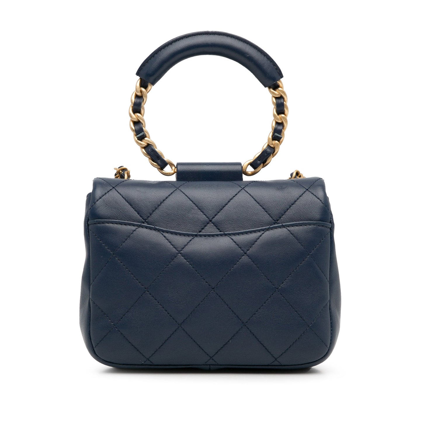 Chanel In the Loop Small Blue Lambskin Gold