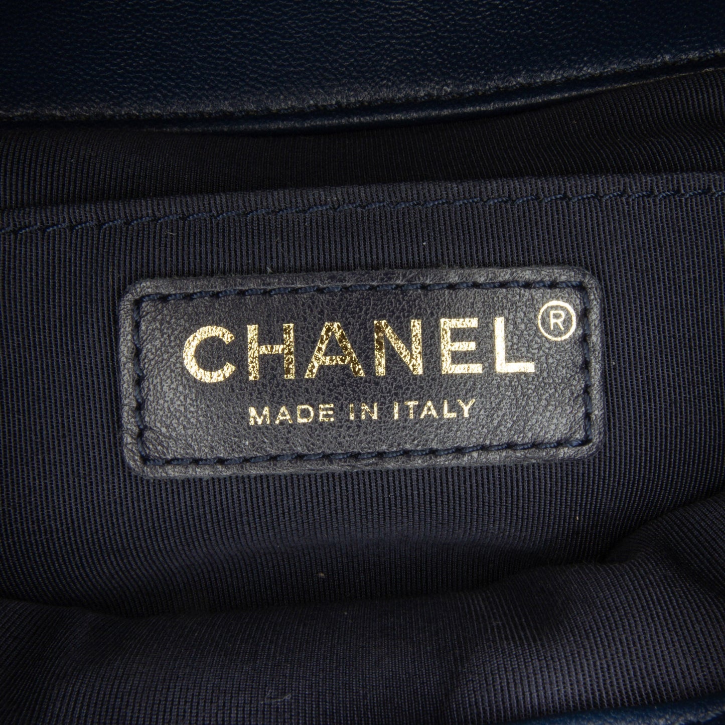 Chanel In the Loop Small Blue Lambskin Gold