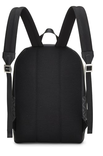 Fendi,  Black Zucca Coated Canvas Backpack, Black