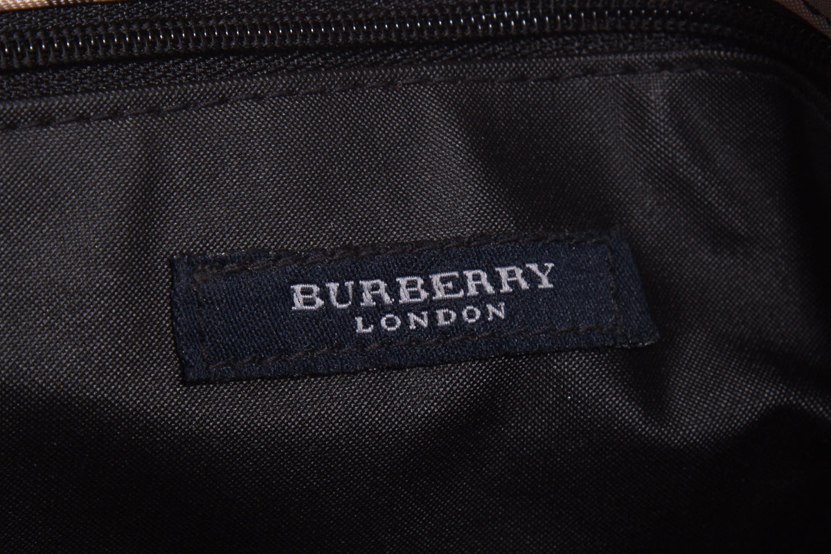 Burberry Pink Nova Plaid Tote