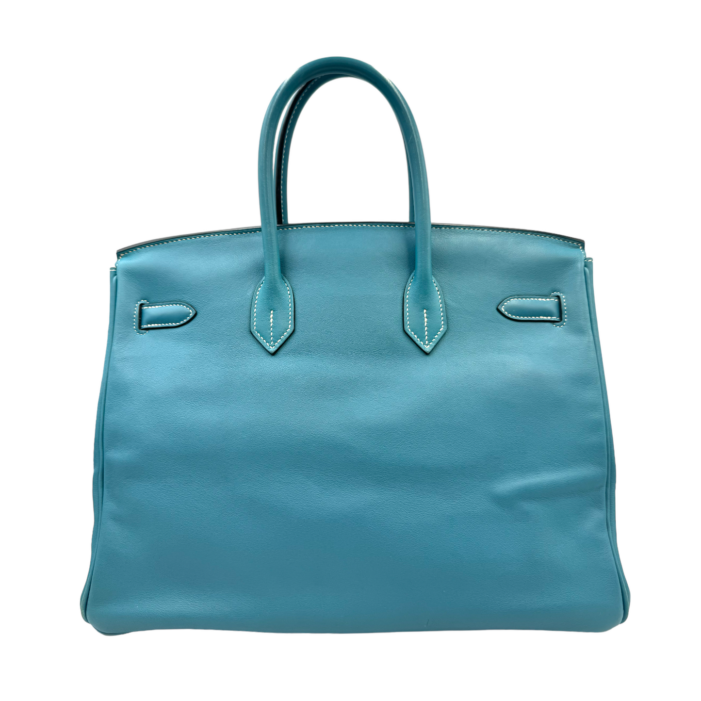 Hermès Birkin 35 Blue Swift Palladium