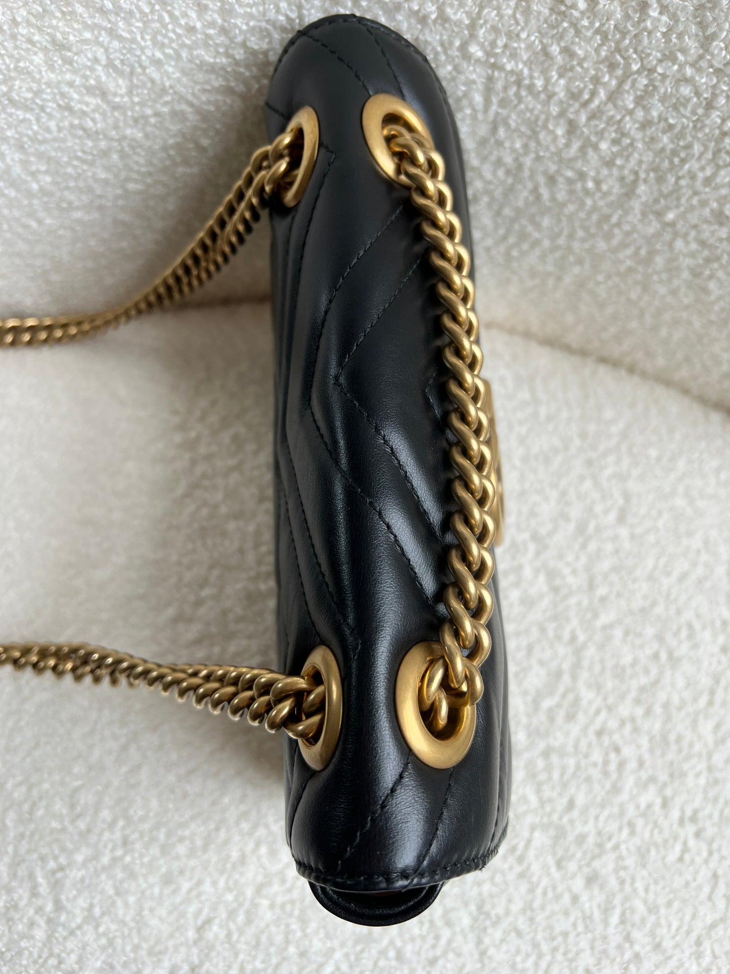 Gucci GG Black Marmont Mini Shoulder Bag (RRP £1,700)