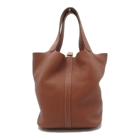 Hermes Picotin Lock GM G Handbag Bag   Clemence  Brown