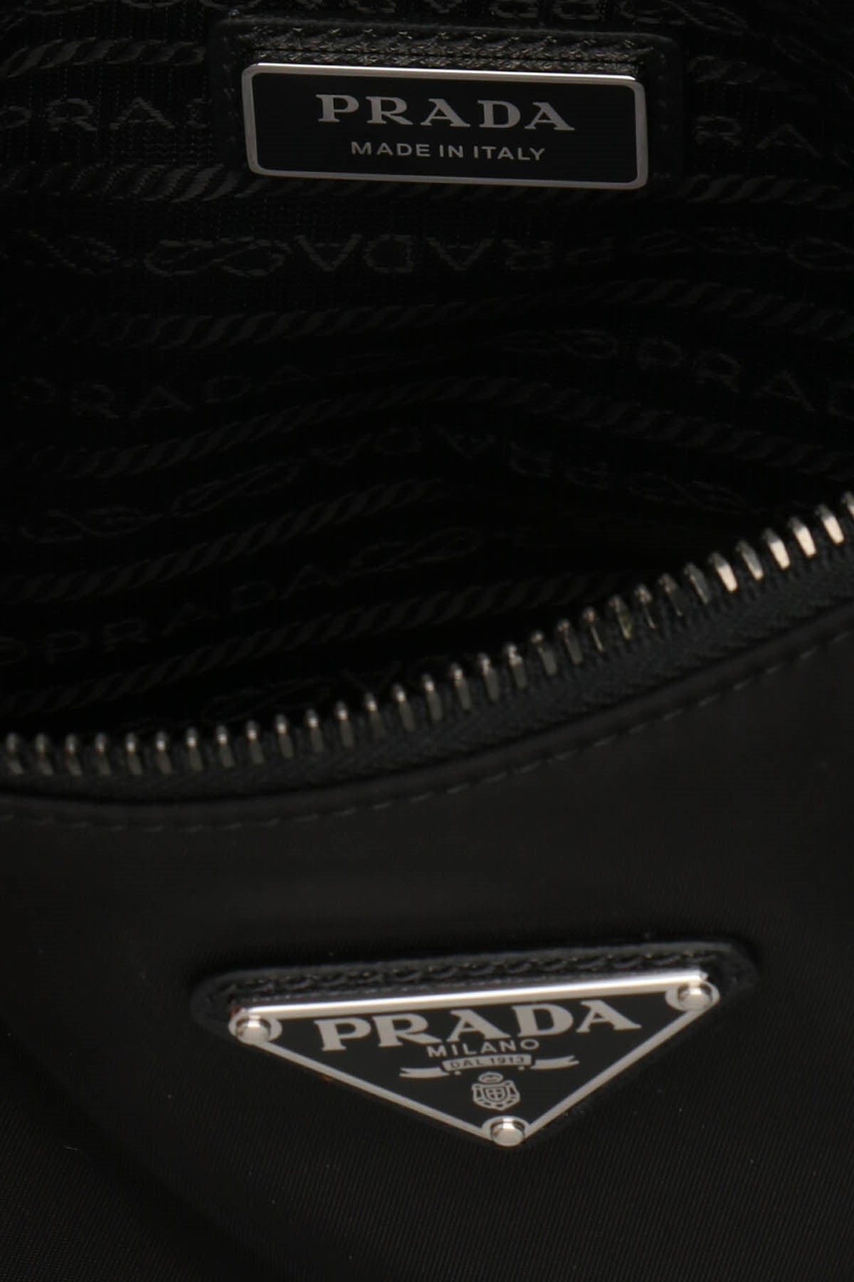 Prada Women Logo Nylon Crossbody Bag