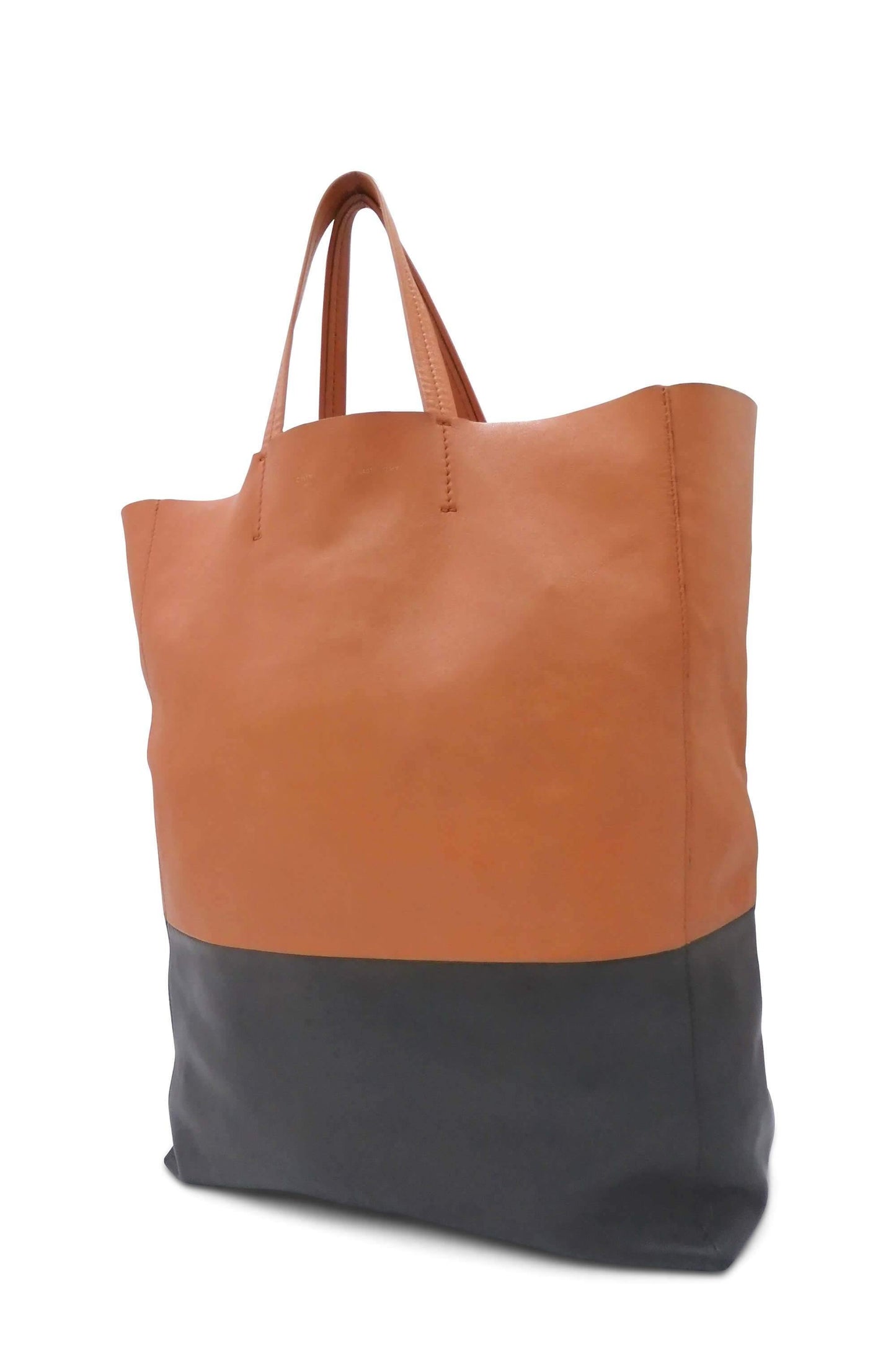 Vertical Cabas Tote Orange