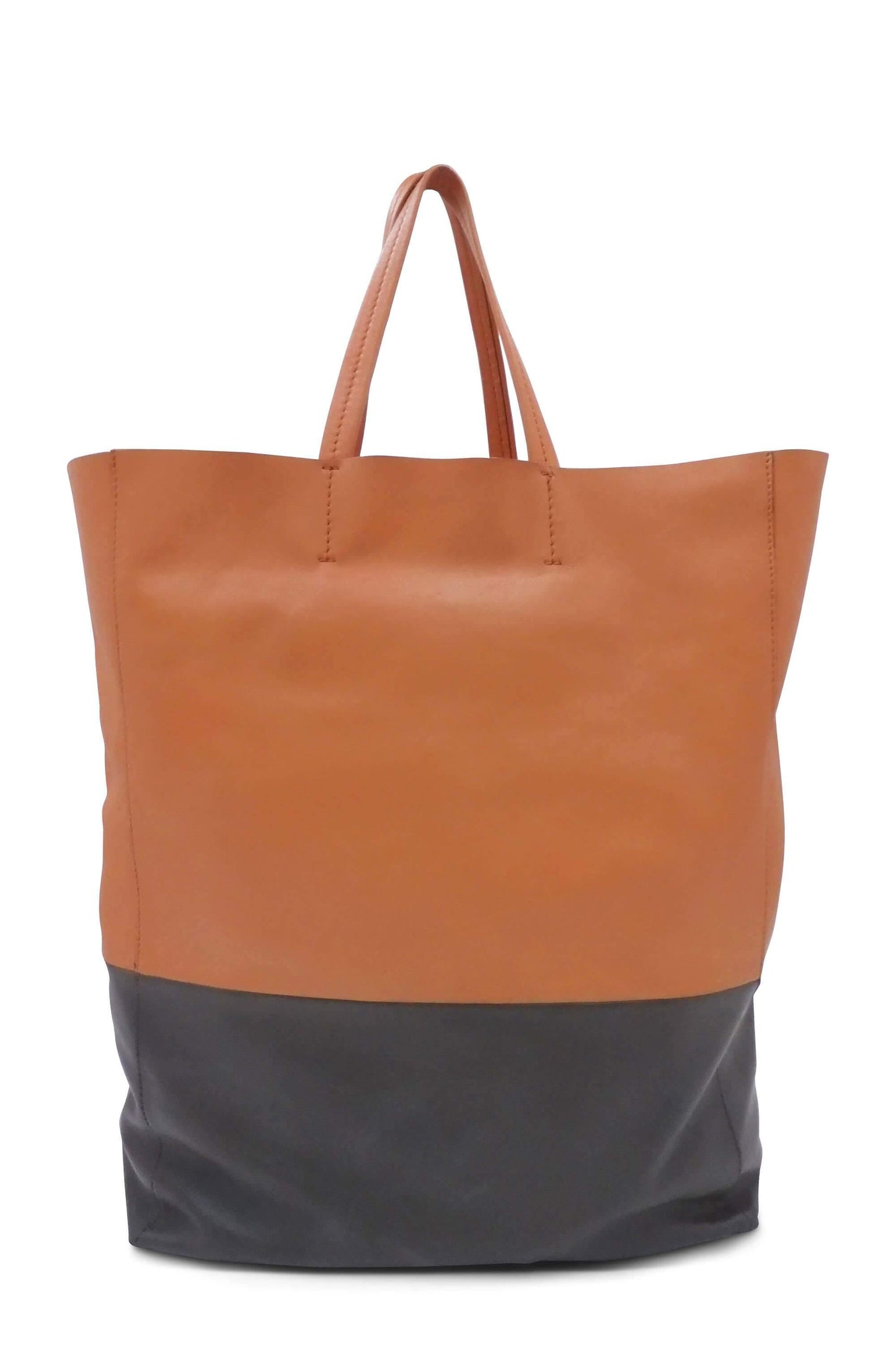 Vertical Cabas Tote Orange