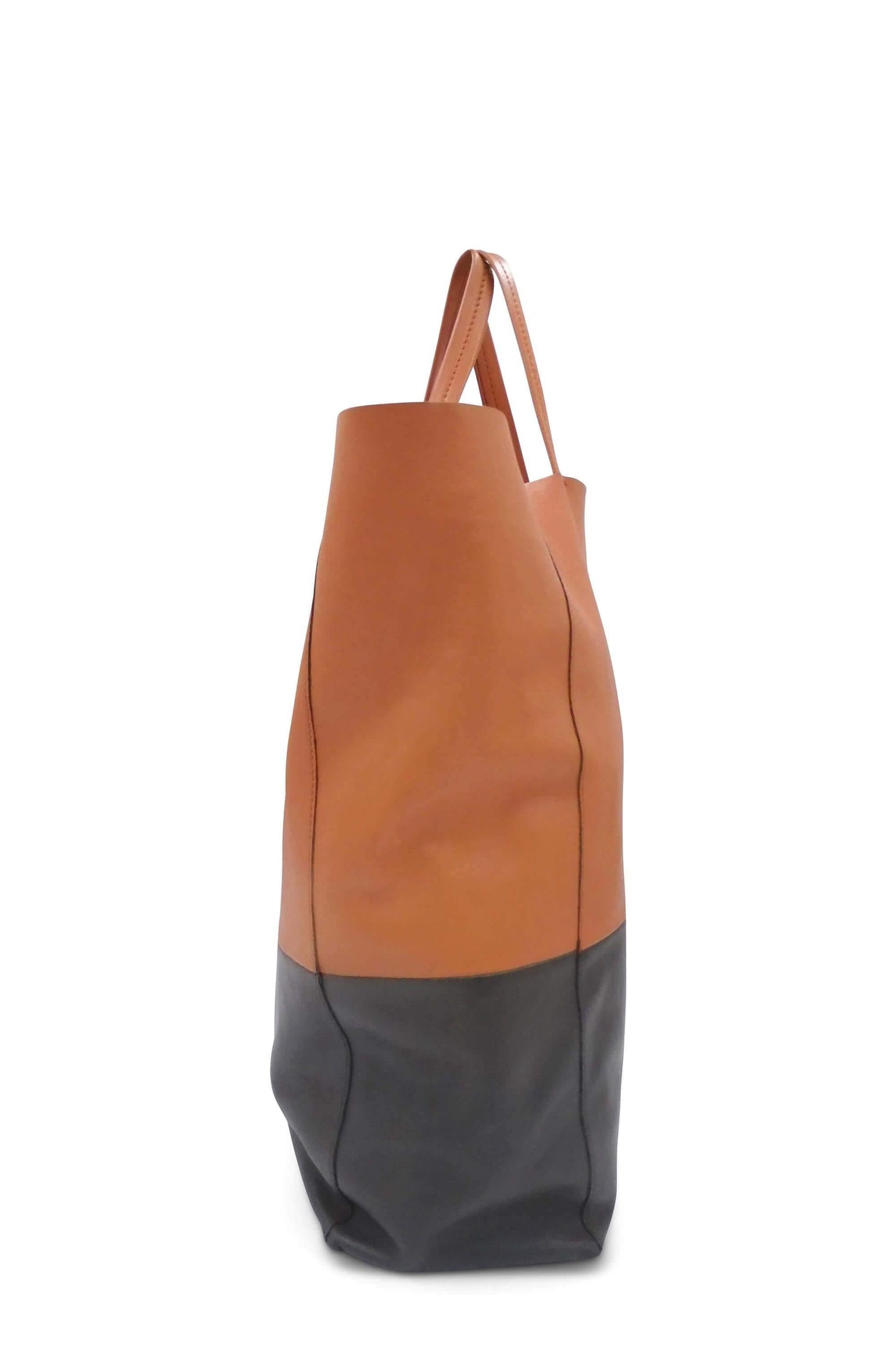 Vertical Cabas Tote Orange