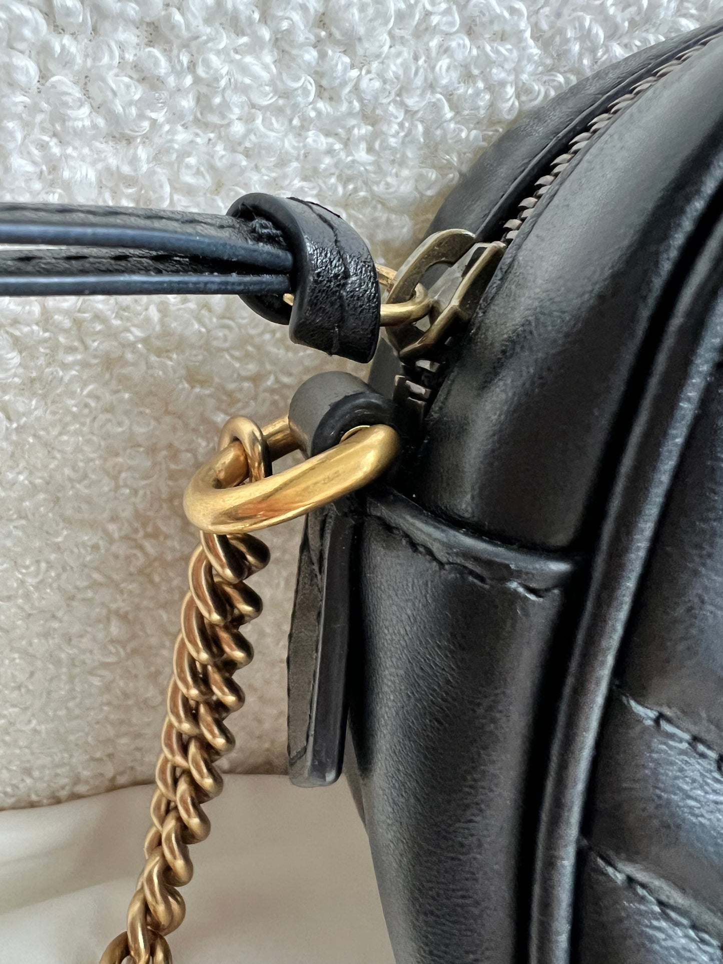 Gucci GG Black Marmont Mini Shoulder Bag (RRP £1,160)