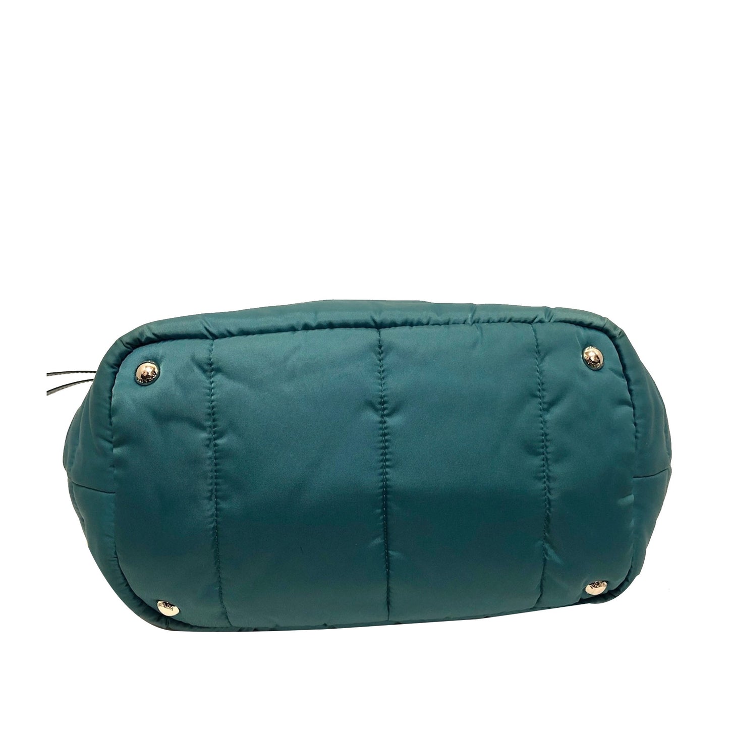 Prada Tessuto Bomber Tote Bag Green Nylon