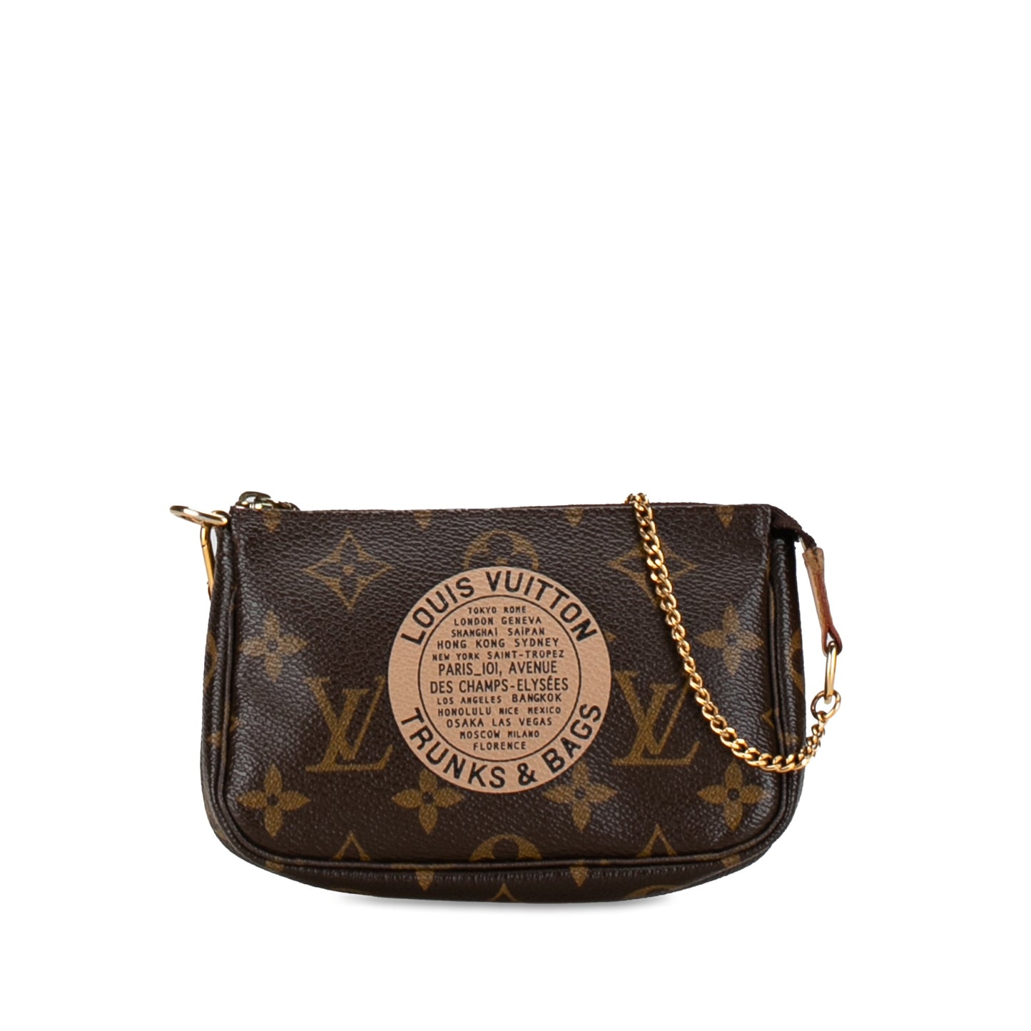 Louis Vuitton Trunks and Bags Pochette Accessoires Mini Monogram Canvas