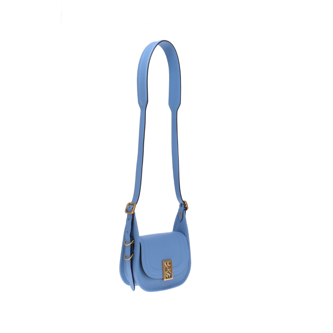 Mulberry Blue Leather Mini Sadie Satchel