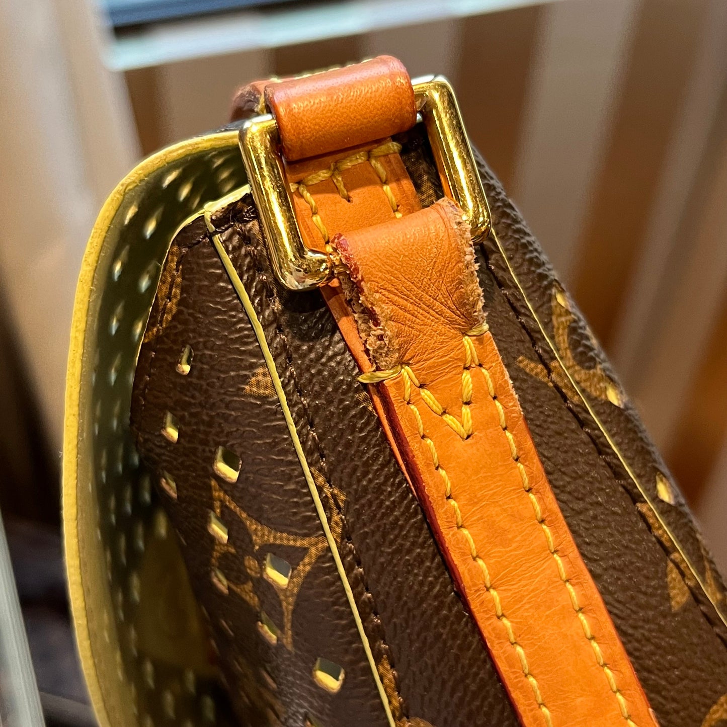 LOUIS VUITTON Chantilly Perforated Crossbody