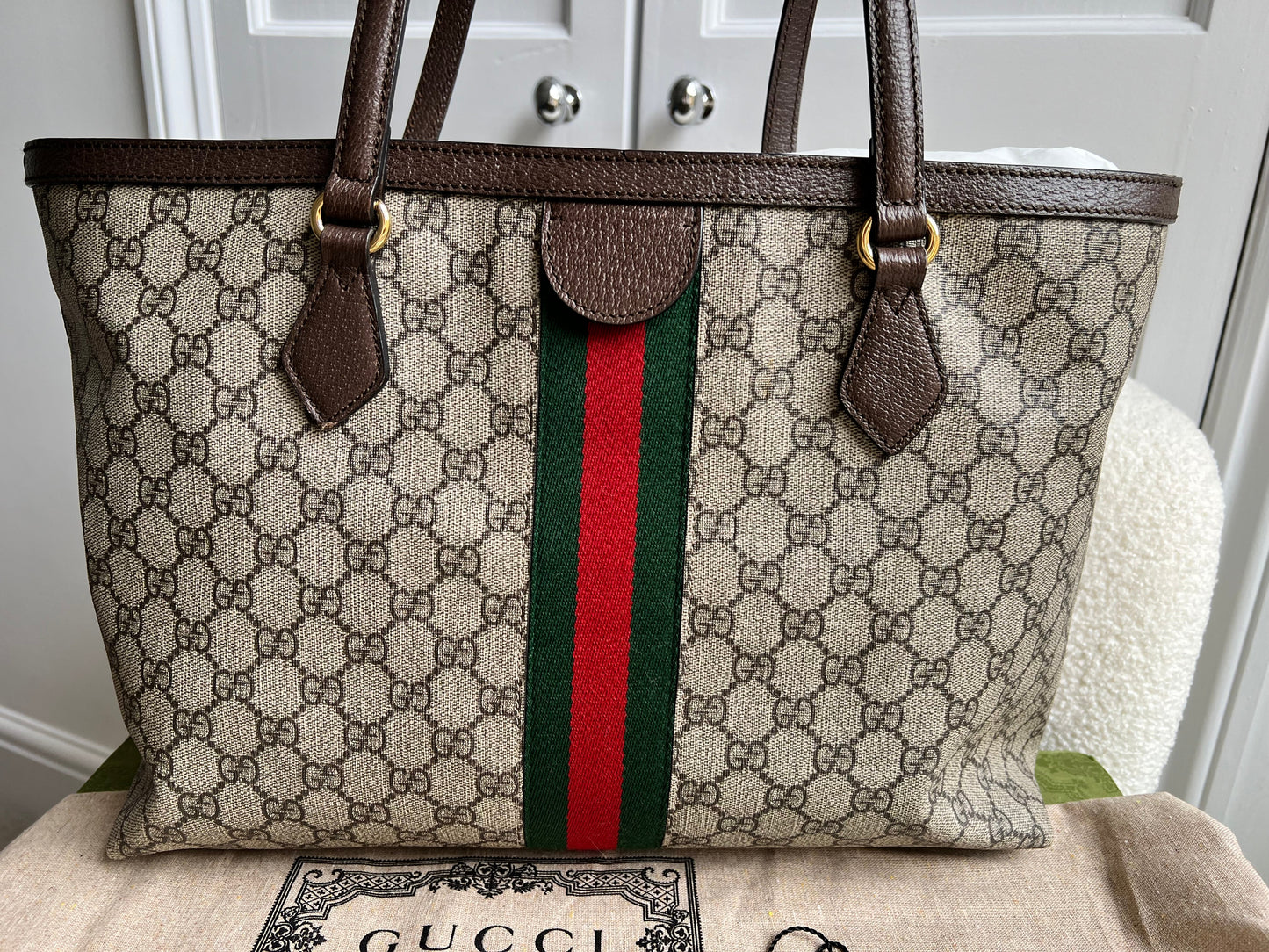 Gucci Ophidia GG Supreme Medium Tote (RRP £1310)