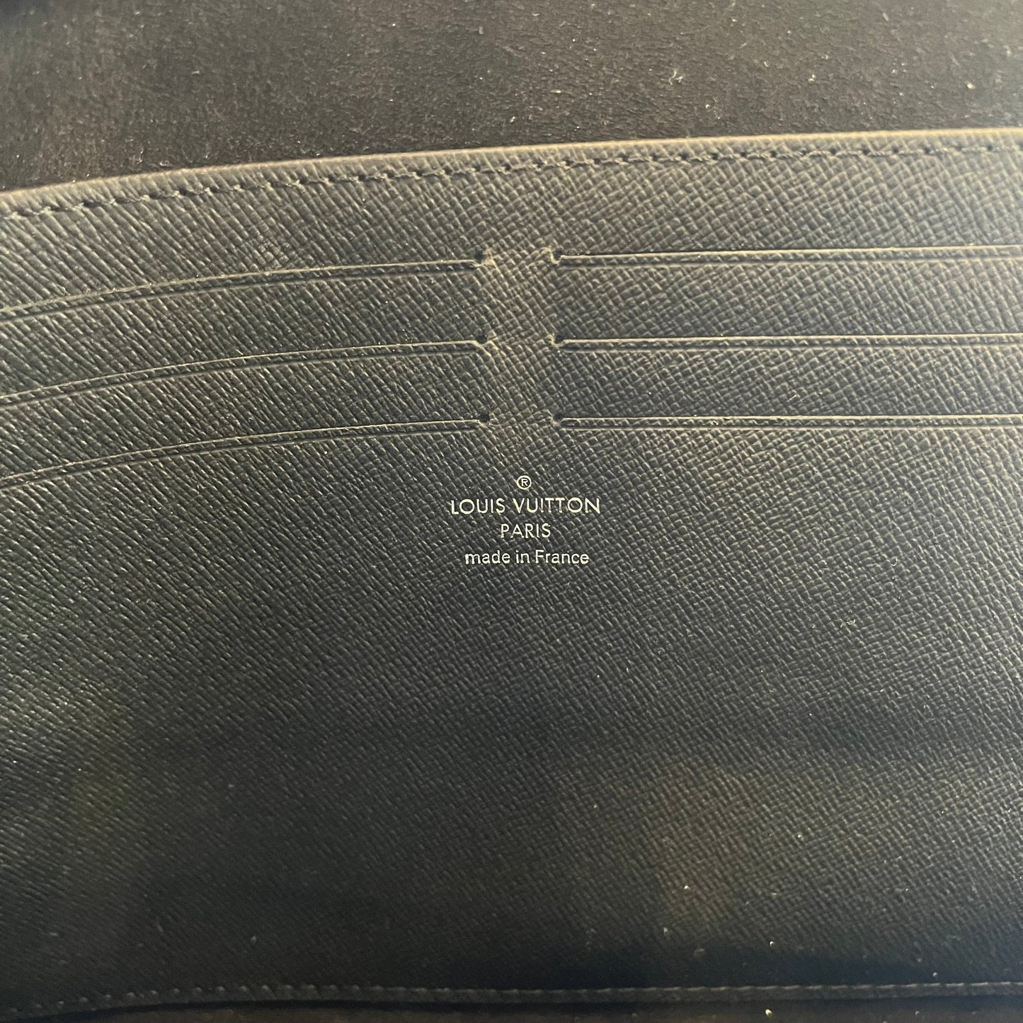 Louis Vuitton Black Epi Jour Pouch PM