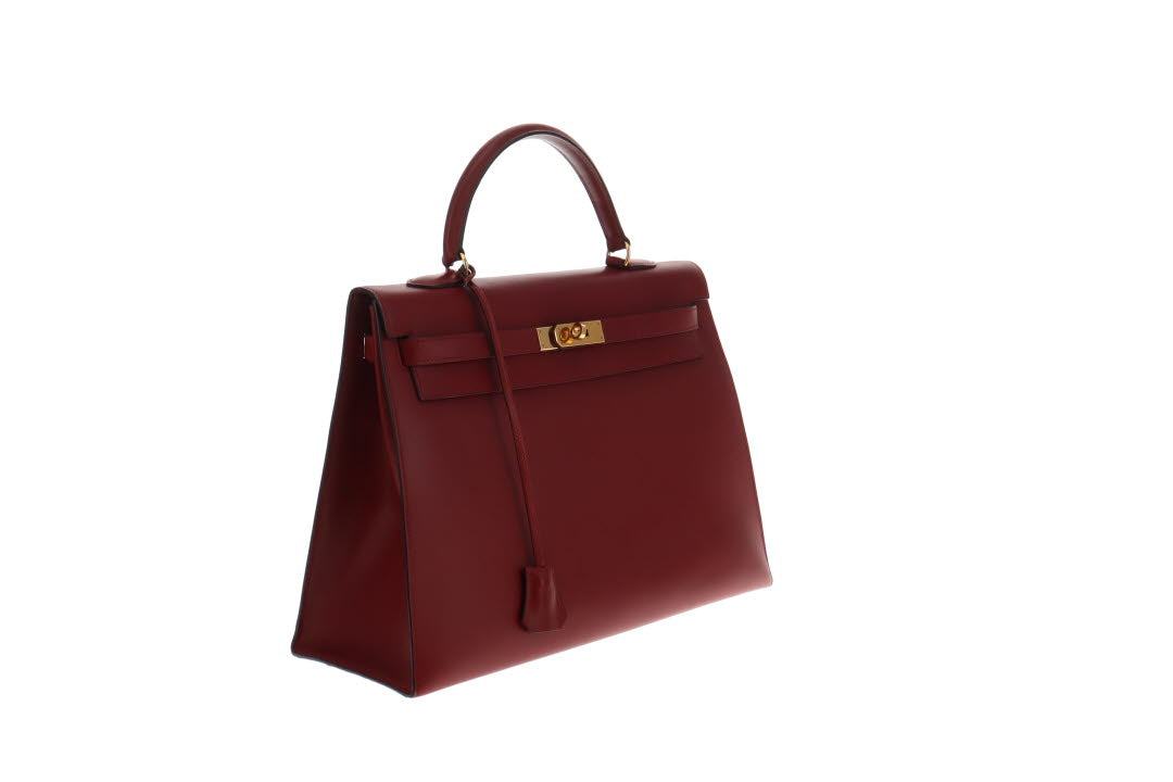 Hermes Sellier Rouge H Kelly 35 1996