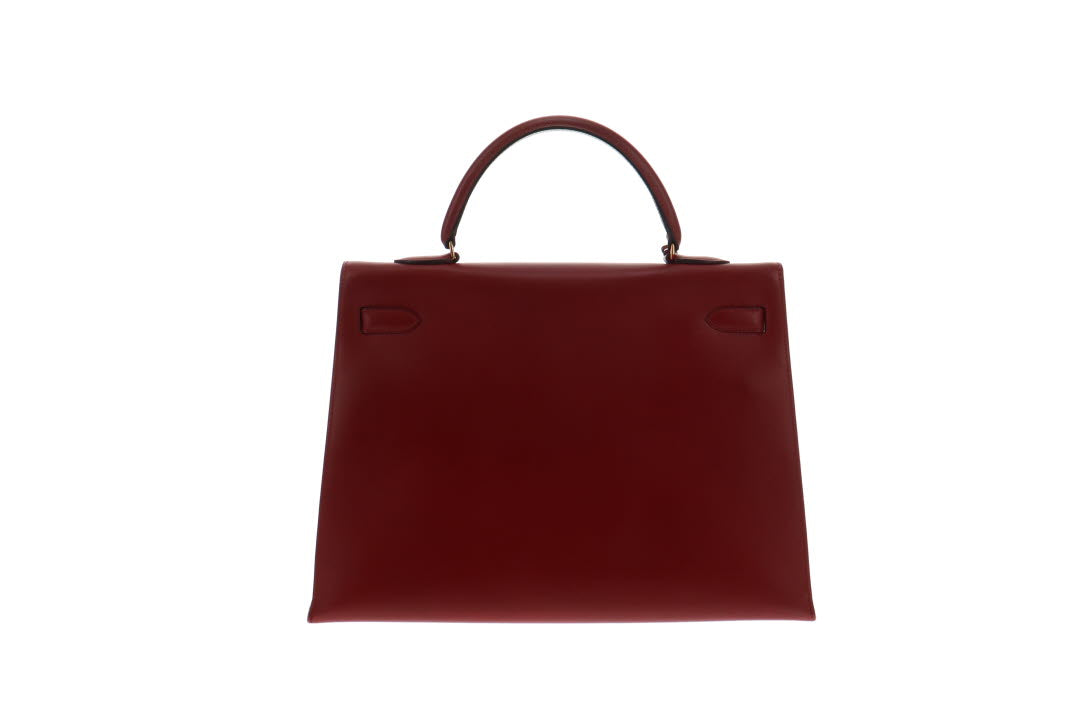 Hermes Sellier Rouge H Kelly 35 1996